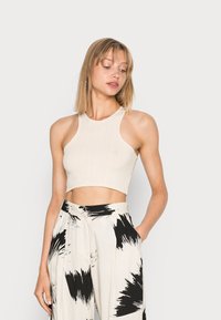 Monki 2 PACK - Top - beige