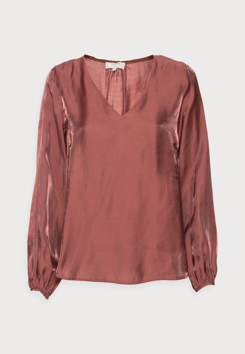 Cream Blouse donkerrood