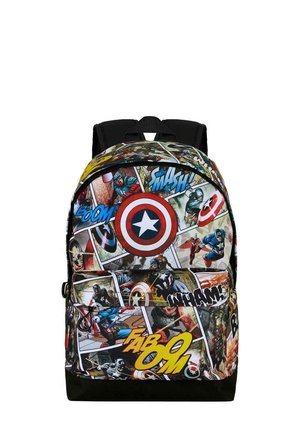 SUPERHEROES MARVEL DC HIGH SCHOOL - Mochila escolar - captain america multicolour