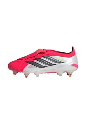 PREDATOR ELITE FOLD-OVER TONGUE SOFT GROUND  - Botas de fútbol para terrenos blandos - lucid red   core black   cloud white