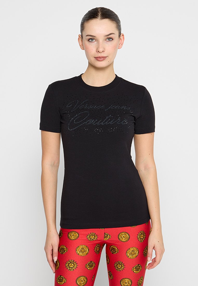 Versace Jeans Couture T-shirt print zwart