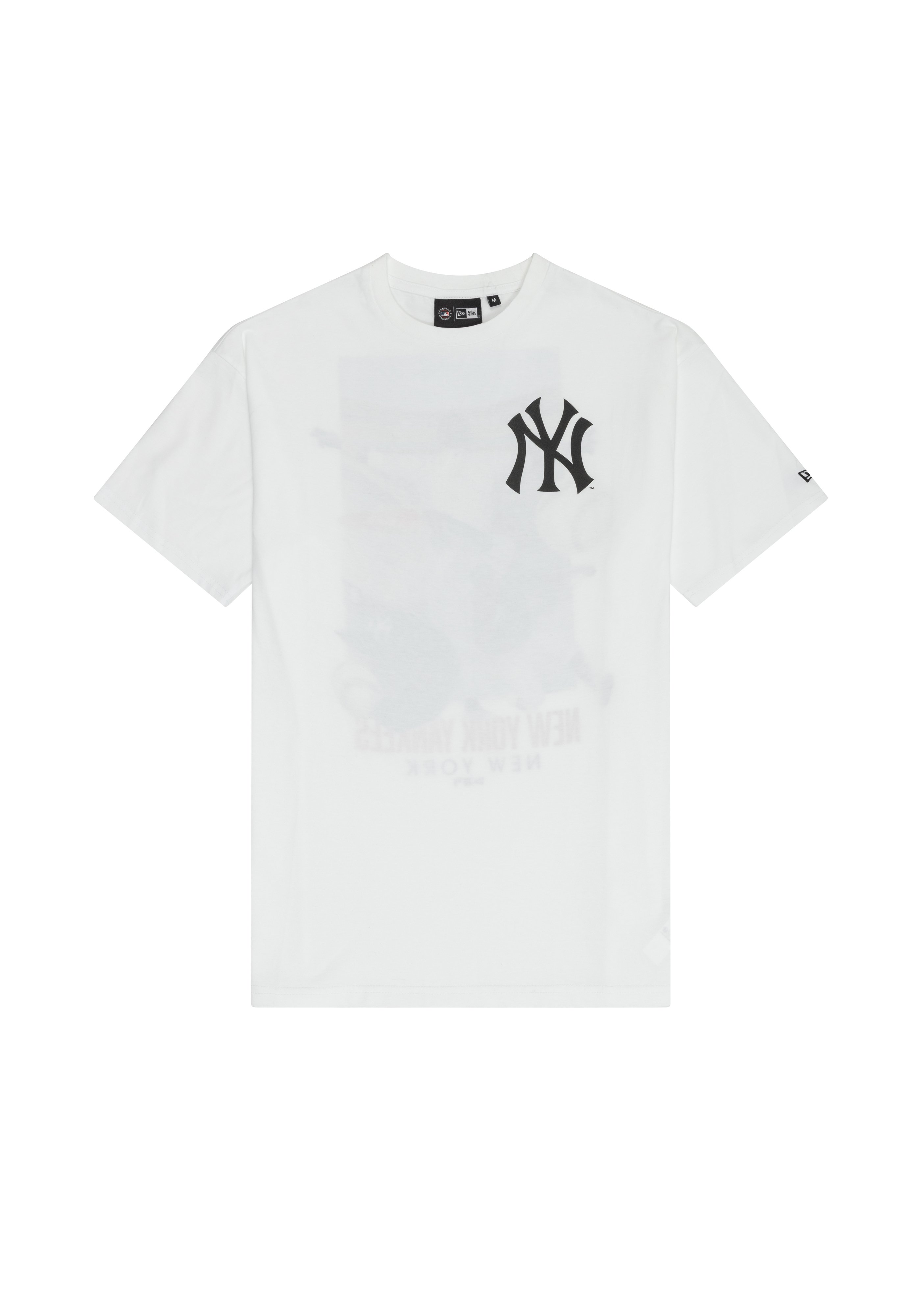 New Era BASEBALL GRAPHIC TEE UNISEX - T-shirt estampada - white