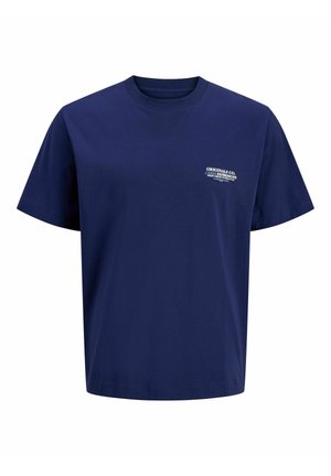 Jack & Jones, JWHISLINGTON TYPE TEE SS CREW NECK - Tricou cu imprimeu - ocean cavern