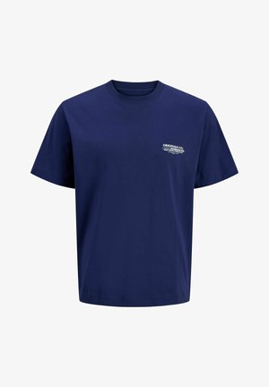 Jack & Jones, JWHISLINGTON TYPE TEE SS CREW NECK - Tricou cu imprimeu - ocean cavern