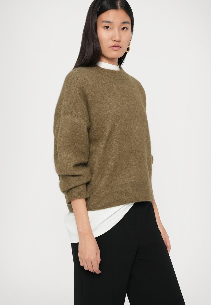 Filippa K FLUFFY SWEATER Jumper olive gree/khaki