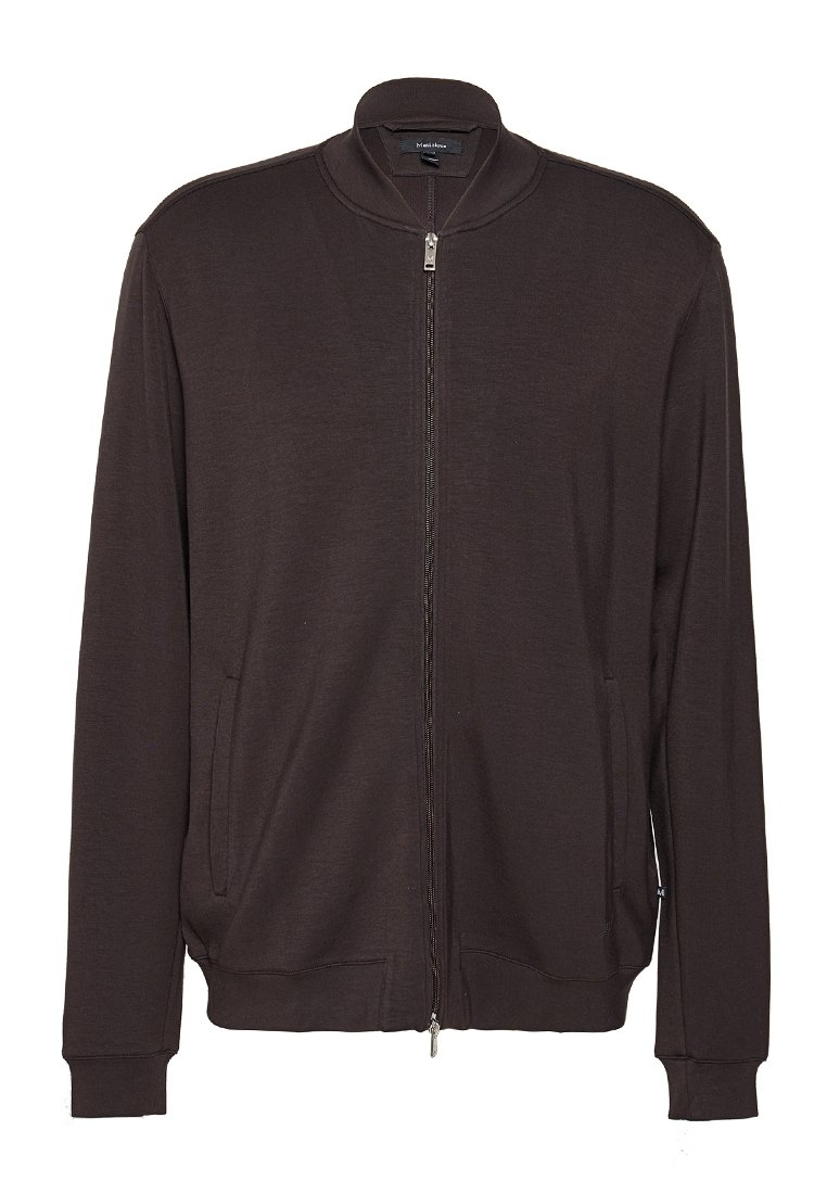 Matinique Sweater met rits bruin