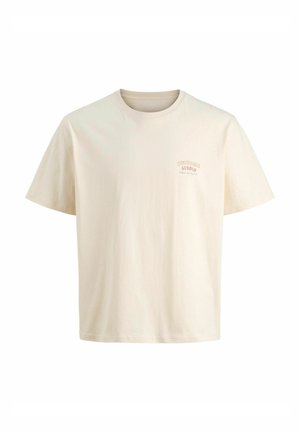 Print T-shirt - antique white