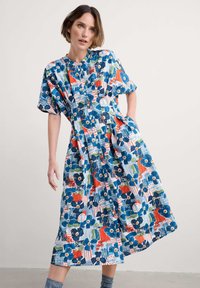 Seasalt Cornwall Vestido camisero - multi table sketch chalk