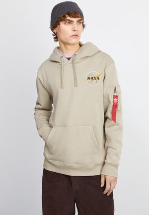 NASA ORBIT HOODY - Luvtröja - vintage sand