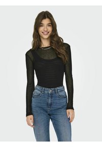 ONLY ONLTILDE  DOUBLE BOX  - Top s dlouhým rukávem - black