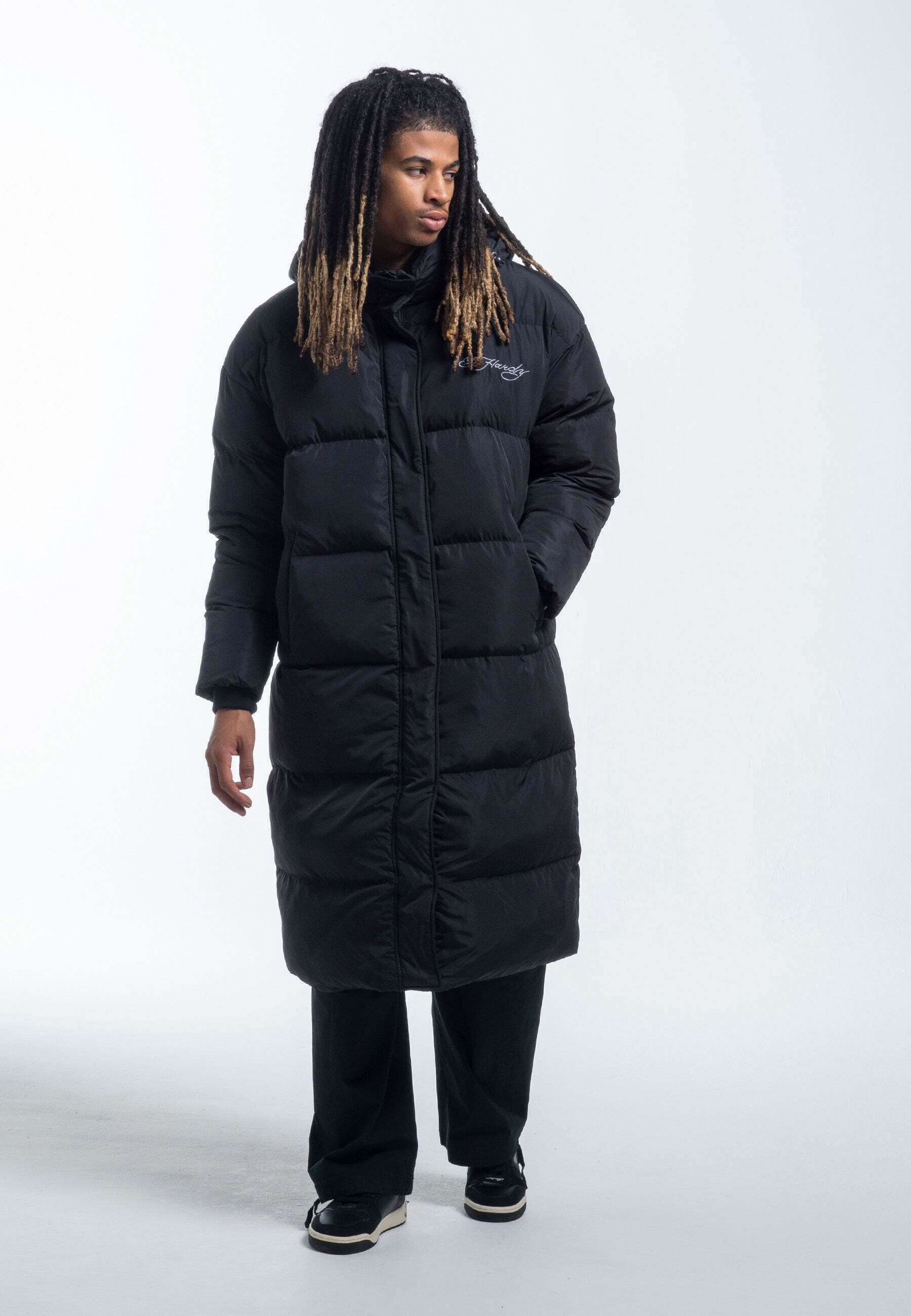 Ed Hardy DEATH OR GLORY - Winter coat - black - Zalando.ie