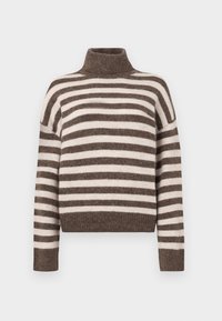 SLFLULU ROLL NECK  - Džemper - dachshund/birch