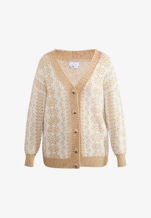 usha, CARDIGAN - Vest - beige creme