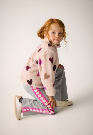 Minymo, TEDDY JACKET ALL OVER PRINT - Fleece jacket - hushed violet
