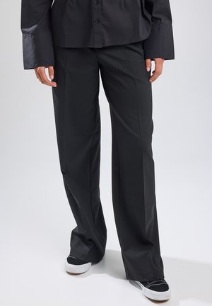 PORSIA - Trousers - black