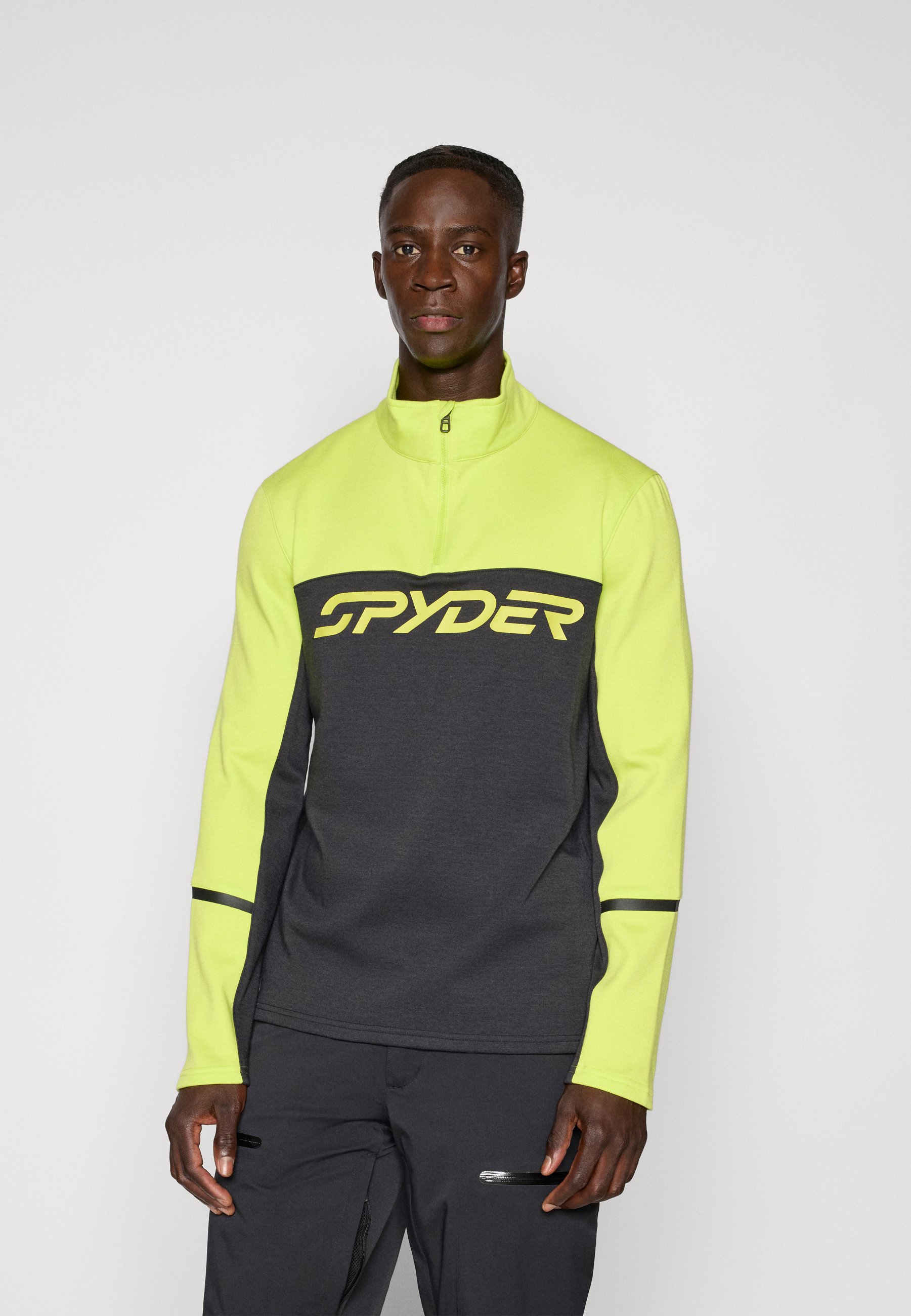 Veste Pull Spyder Homme 1/2 Zip - Noir - Taille L - Occasion Très Bon état