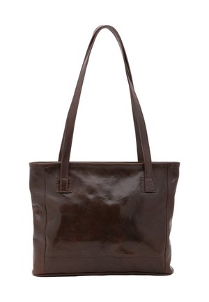 SHOULDER  - Shopper - dark brown