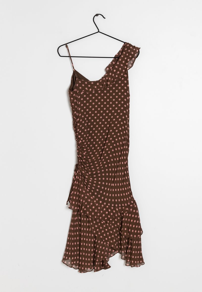 BCBGMAXAZRIA Day dress - brown - (Pre-owned) - Zalando BCBGMAXAZRIA Day dress - brown - (Pre-owned) - Zalando