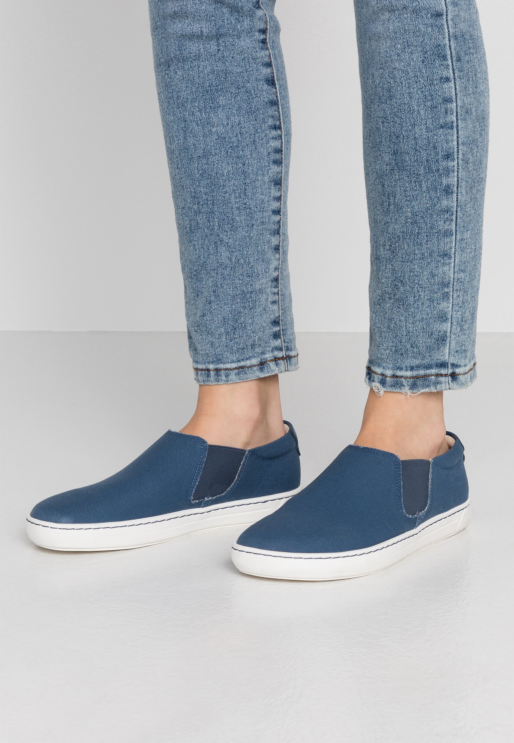 birkenstock canvas slip ons