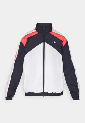 Under Armour ICON TRACK - Športna jakna/jopica - white/black