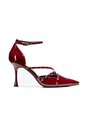 High Heel Pumps - dark red