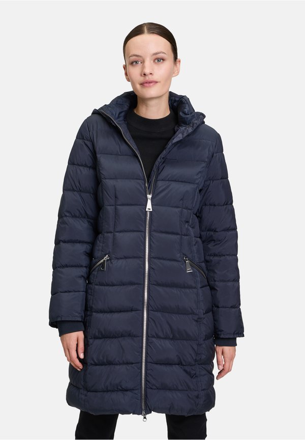 STEPP MIT KAPUZE - Wintermantel - dunkelblau