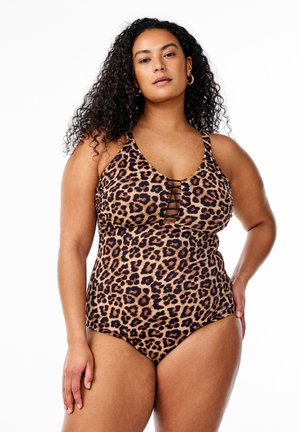 MIT ANIMAL-PRINT  - Costume da bagno - leopard aop
