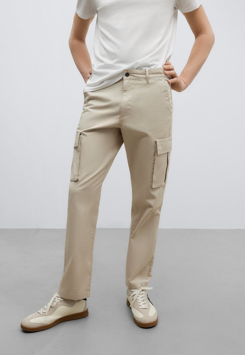Hackett London Cordino Chino Pantaloni, Cachi, 28W / 30L Uomo
