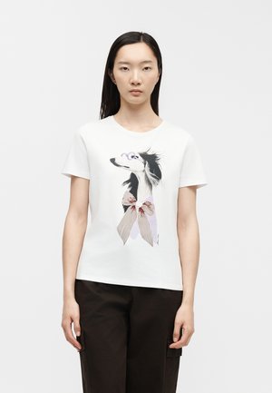 Marc Cain, Print T-shirt - white