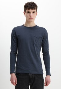 Blend - BHBHNICOLAI TEE L.S. - Langærmet T-shirt - midnight blue Miniaturebillede 1