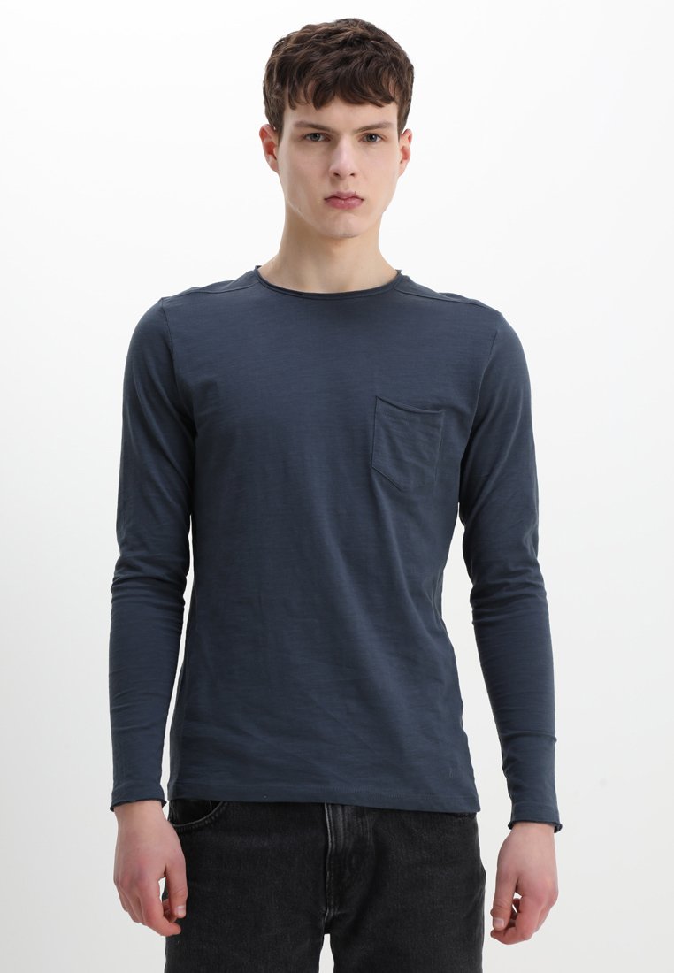 Blend - BHBHNICOLAI TEE L.S. - Langærmet T-shirt - midnight blue, Forstør