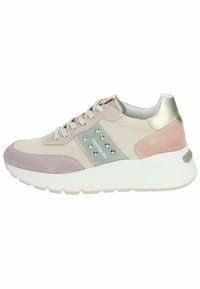 NeroGiardini Sneakers laag - velour lilla velour yogurt