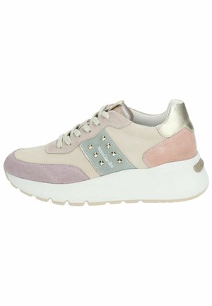 NeroGiardini Sneakers laag - velour lilla velour yogurt