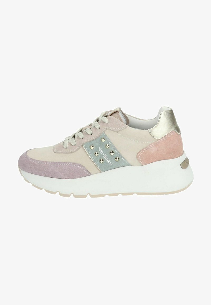 NeroGiardini Sneakers laag - velour lilla velour yogurt