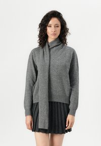 Replay SCARF TURTLE NECK - Džemper - grey