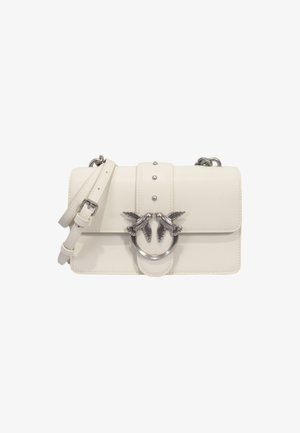 Pinko LOVE ONE MINI VITELLO SETA - Sac bandoulière - bianco