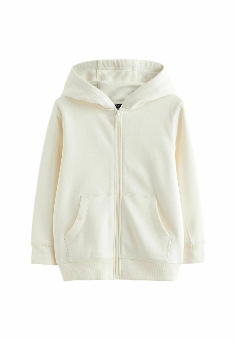 Next REGULAR FIT - Sweat zippé - ecru white