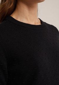 WE Fashion Stickad tröja - black