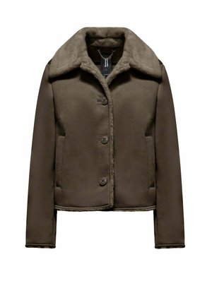 SHORT   - Leren jas - urban bronze