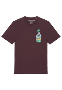 Niet geselecteerd, red brown