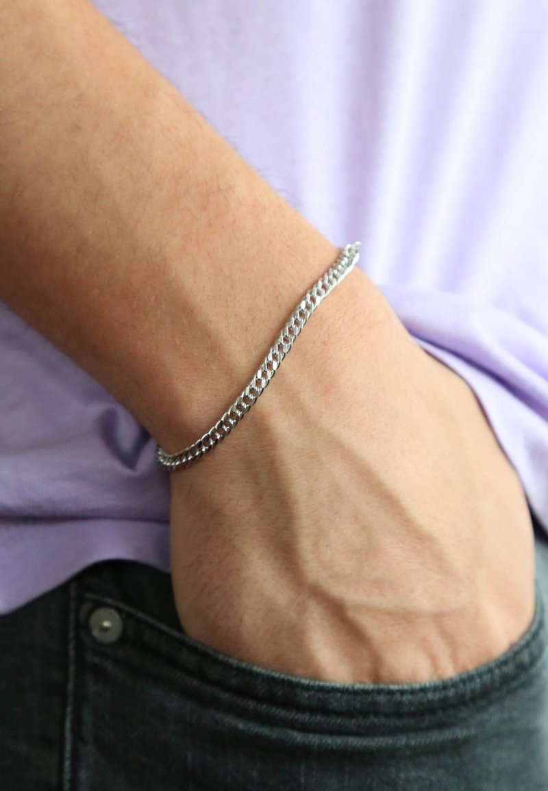 Lucardi 925 SILVER - Bracelet - silver-coloured