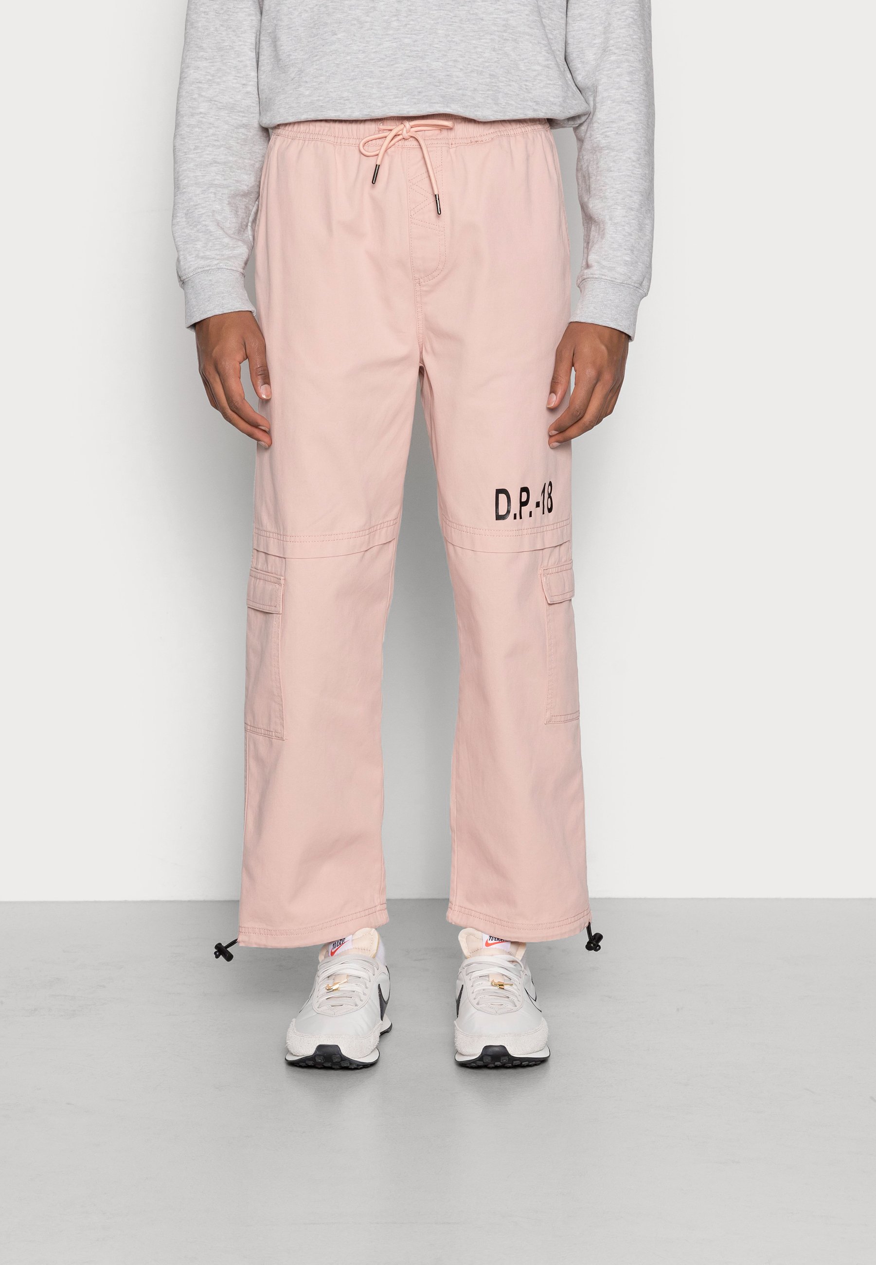 Denim Project BOXY PANT - Pantaloni cargo - misty rose/fuxia - Zalando.it