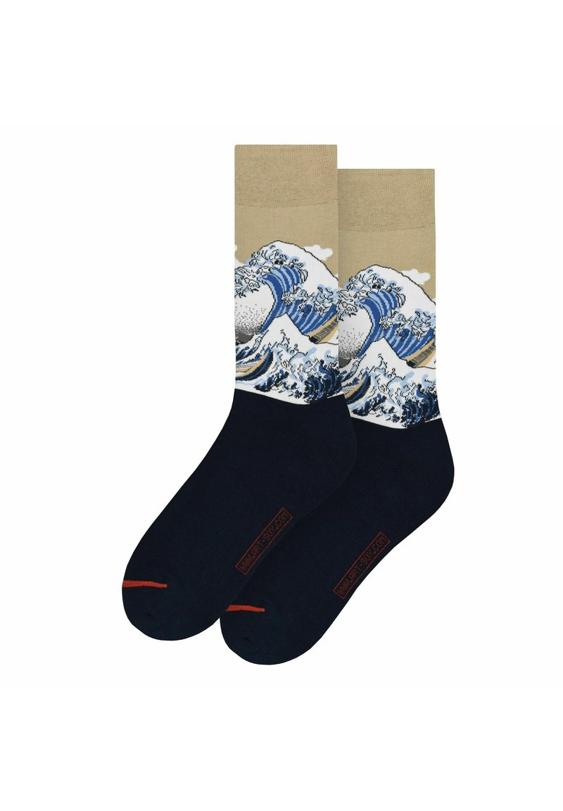Herren Unterhosen | MuseARTa SOCKS GIFT BALL KATSUSHIKA HOKUSAI GREAT WAVE Socken beige multi/beige - UZ87281 Herren Unterhosen | MuseARTa SOCKS GIFT BALL KATSUSHIKA HOKUSAI GREAT WAVE Socken beige multi/beige - UZ87281