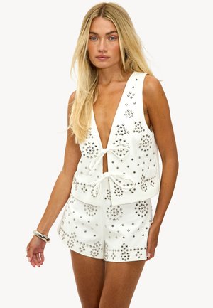 Chaleco - denim   white