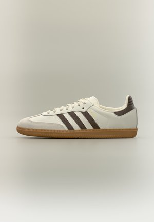 adidas Originals SAMBA OG UNISEX - Baskets basses - off white/dark brown/gum 3