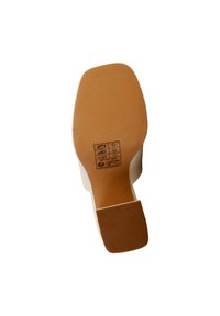 Divine Factory À TALONS MARYLIN - Ciabattine con tacco - beige