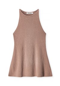 NA-KD SLEEVELESS SLIT - Topp - taupe