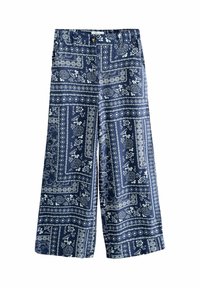 Non sélectionné, navy blue ecru print
