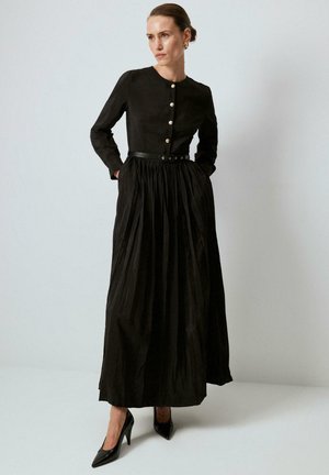 Touché Privé PLEATED CUPRA - Rochie maxi - black