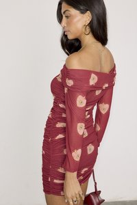 Never Fully Dressed HEART MINI DIAZ DRESS - Vestito elegante - red